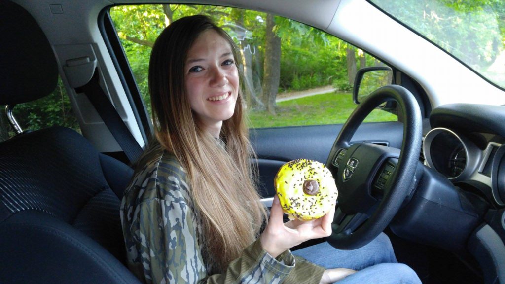 Black-Eyed Susan Donut