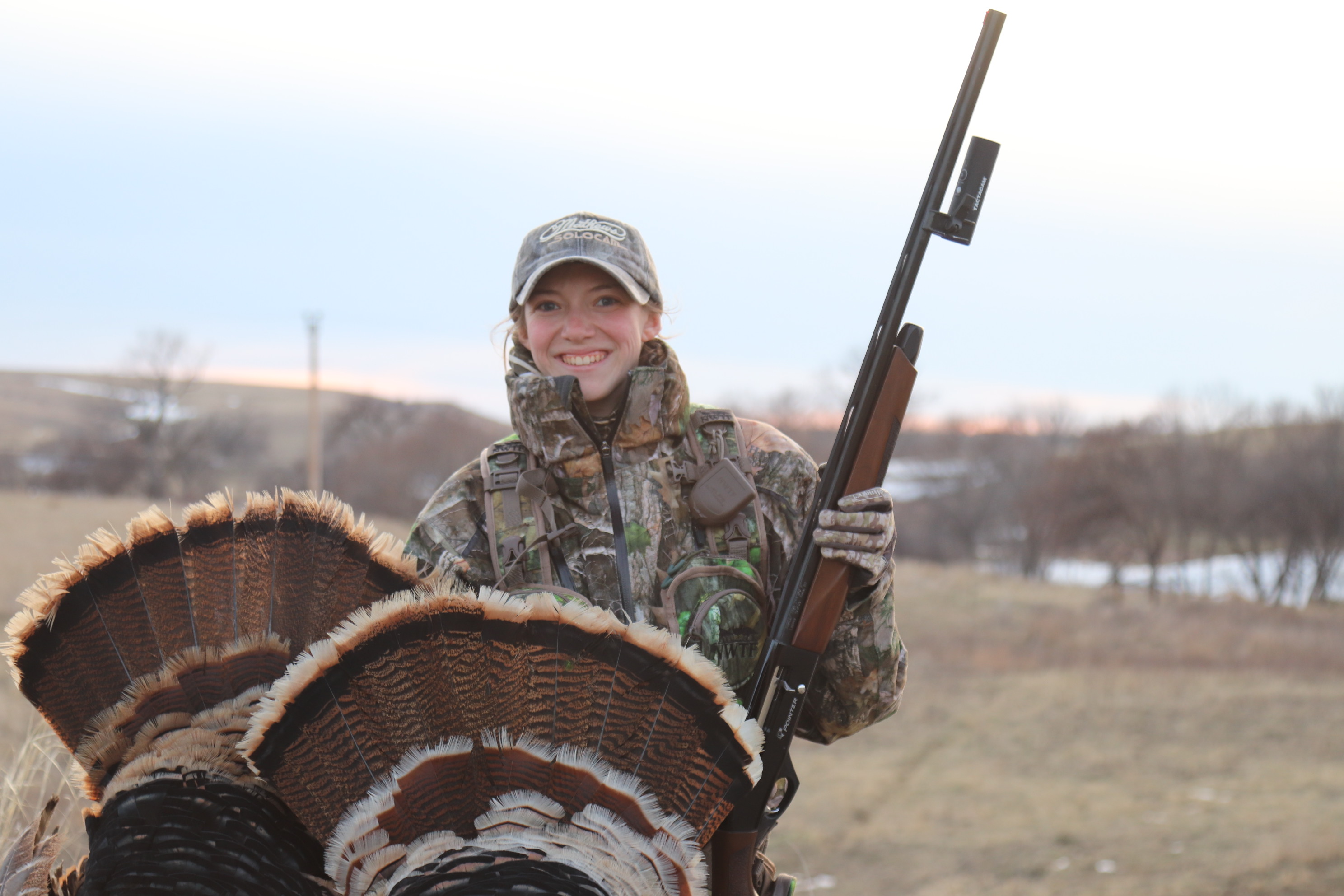 Gear for Fanning in Turkeys South Dakota Turkey Hunting Kat Haas